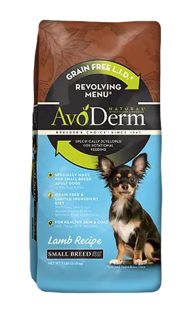 Avoderm Revolving Menu Small Breed Lid Grain Free Lamb Recipe Adult Dry Dog Food 1