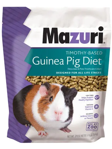 Mazuri® Timothy-Based Guinea Pig Diets 1