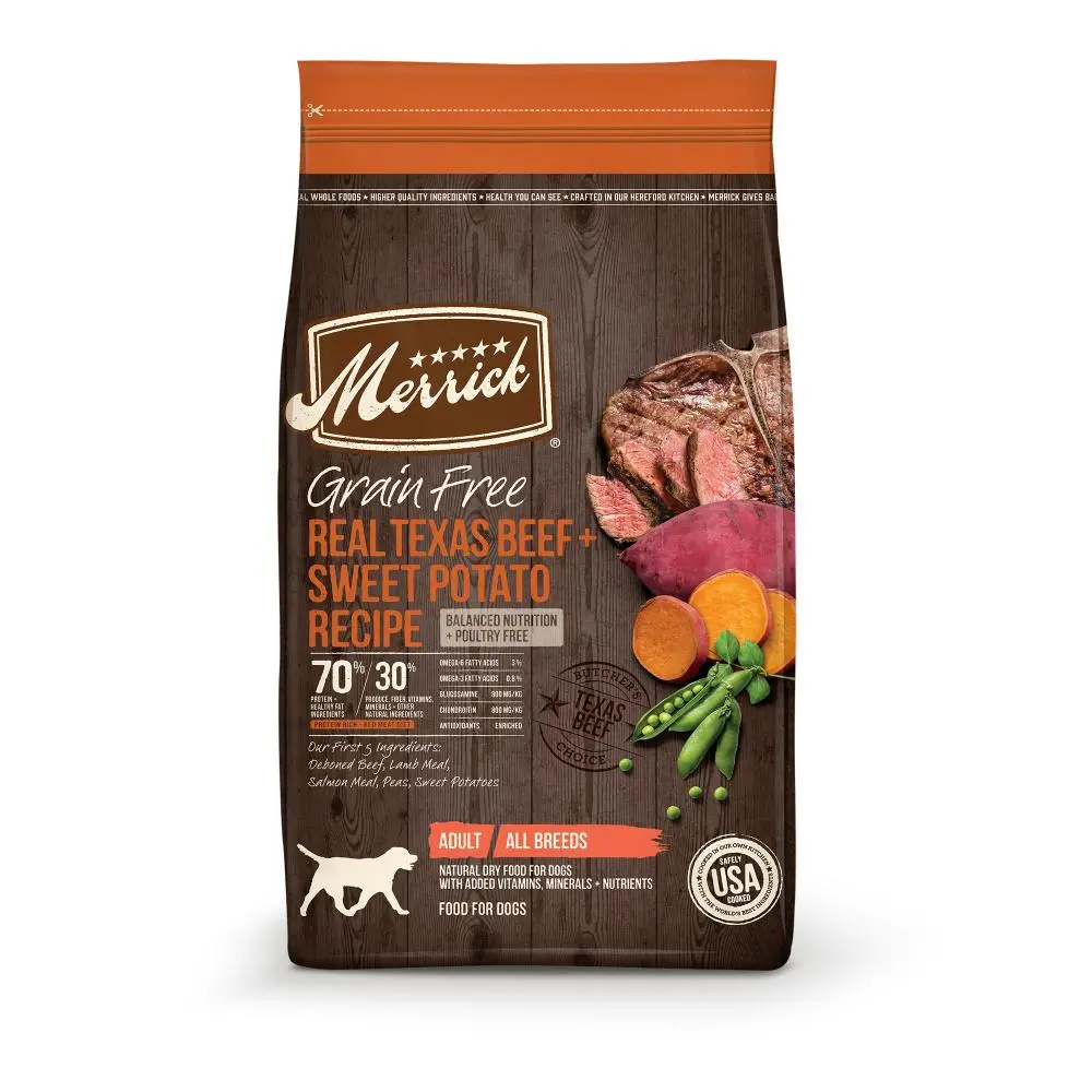 Merrick Grain Free Real Texas Beef And Sweet Potato Dry Dog Food 1