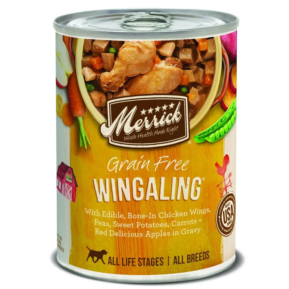 Merrick Grain Free Wingaling Canned Dog Food 1