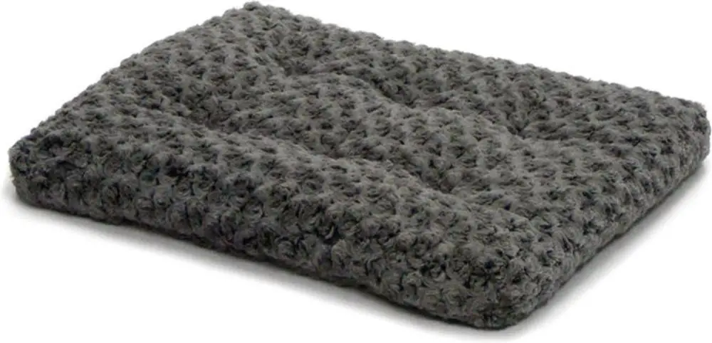 Midwest Quiet Time Ombre Swirl Gray Pet Bed 1