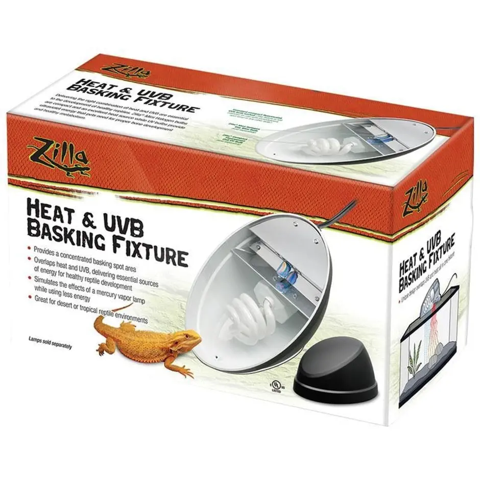 Zilla Mini Heat & Uvb Basking Fixture 1