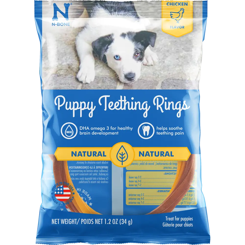 N-Bone® Puppy Teething Rings Chicken Flavor 1