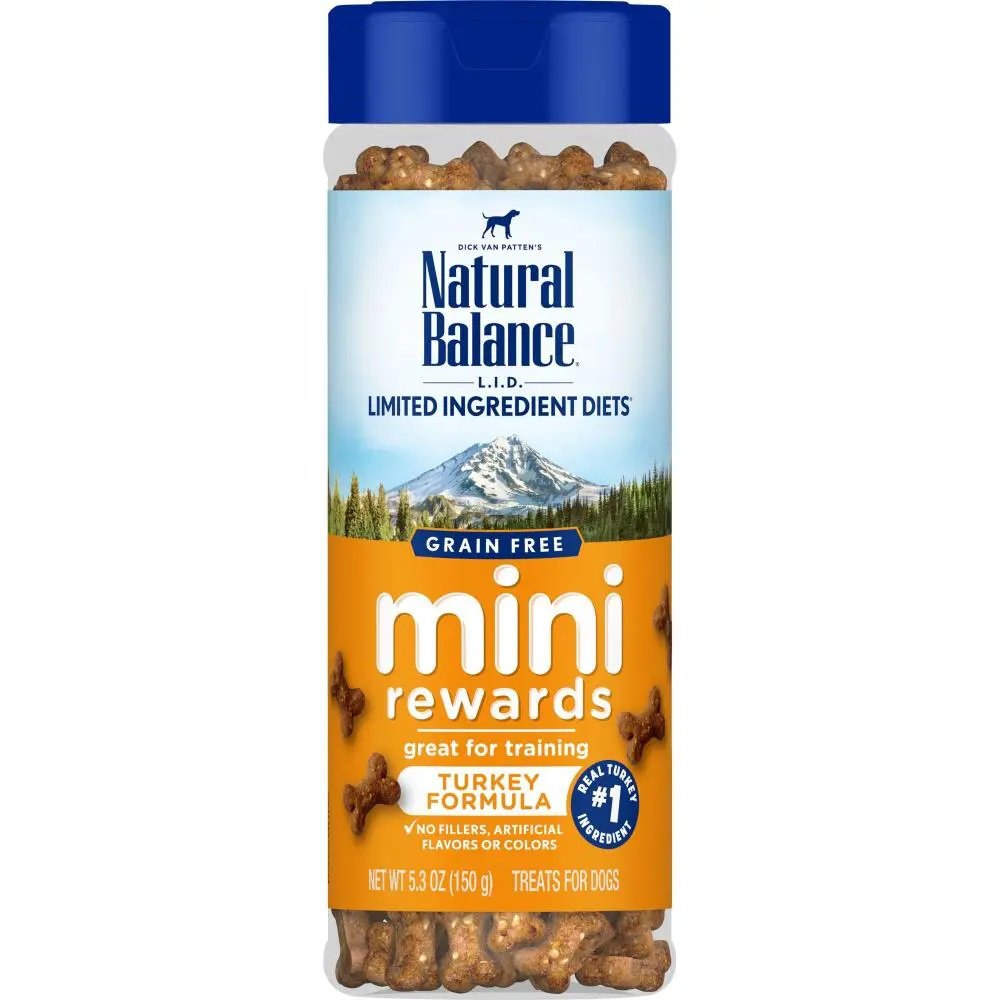 Natural Balance L.I.D Mini Rewards Soft & Chewy Turkey Recipe Dog Treats 1