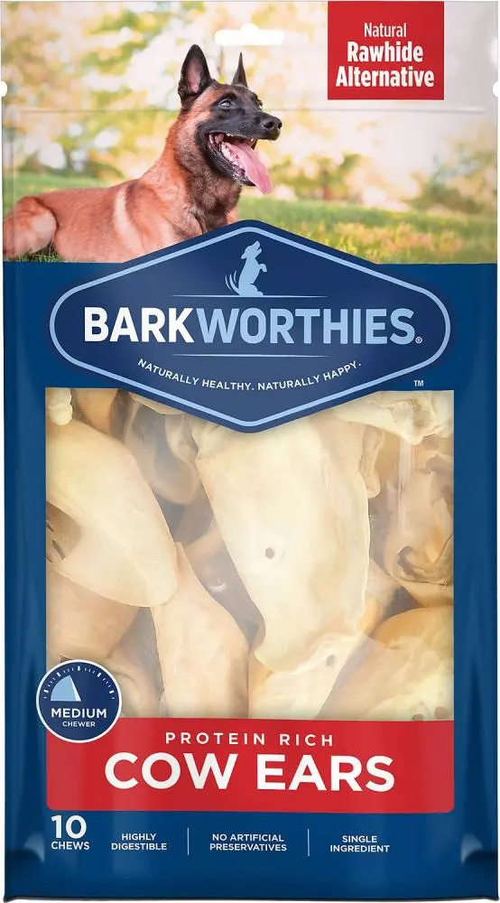 Barkworthies Cow Ears Dog Chews 1