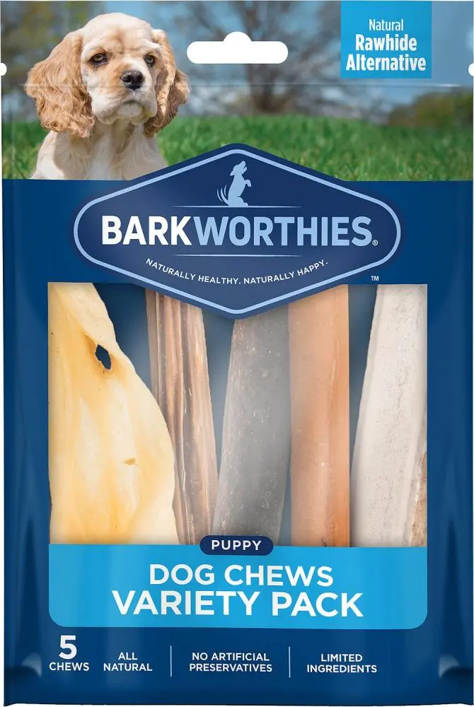 Barkworthies Dog Chew Variety Pack For Puppies & Small Breeds 1