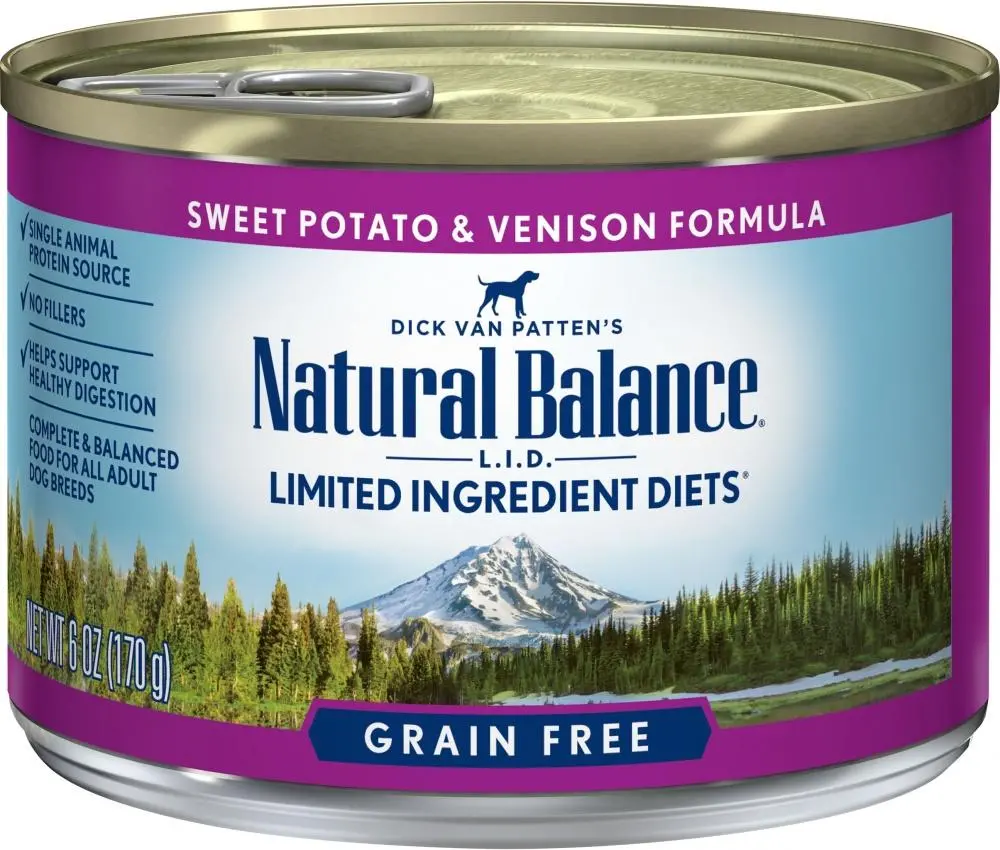 Natural Balance Limited Ingredient Sweet Potato & Venison Recipe Paté Dog Food 2