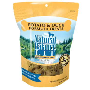 Natural Balance L.I.T. Limited Ingredient Treats Potato And Duck Dog Treats 1