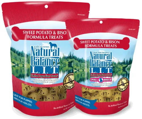 Natural Balance L.I.T. Limited Ingredient Treats Sweet Potato And Bison Formula Dog Treats 1