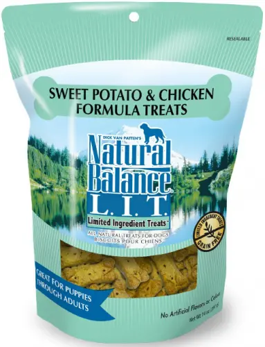 Natural Balance L.I.T. Limited Ingredient Treats Sweet Potato And Chicken Formula Dog Treats 1