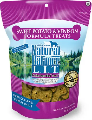 Natural Balance L.I.T. Limited Ingredient Treats Venison And Sweet Potato Dog Treats 1