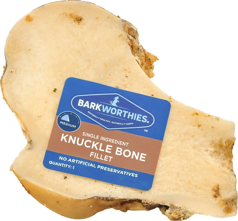 Barkworthies Knuckle Bone Beef Fillet Dog Chew For Medium & Large Breed Dogs 1