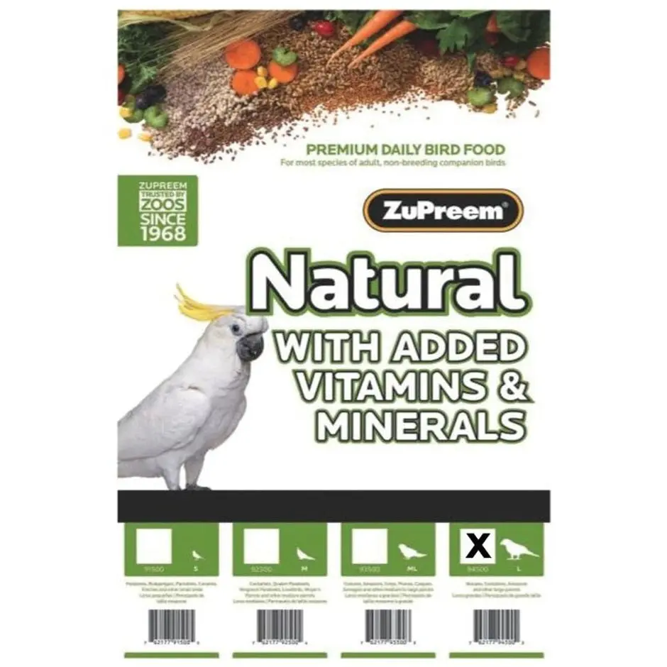Natural With Added Vitamins & Minerals Lg Parrot 2