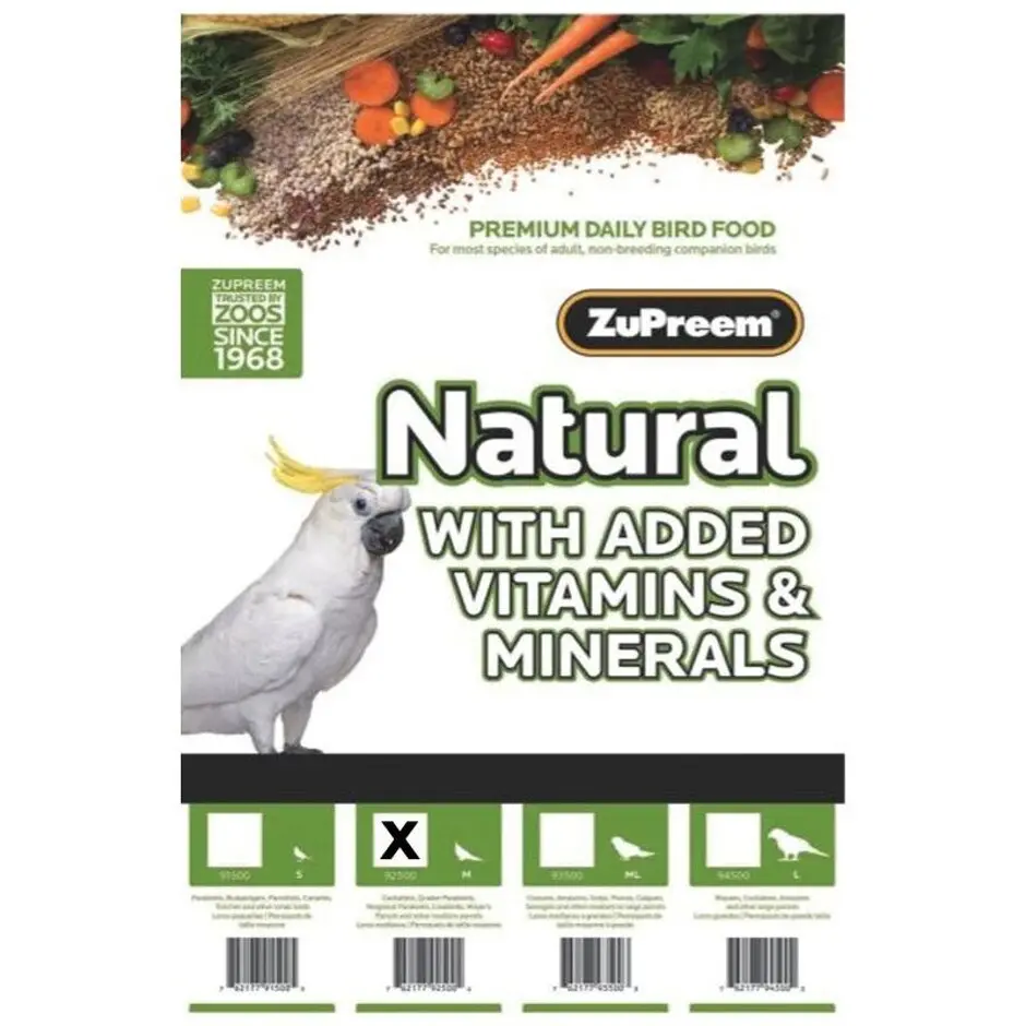 Natural With Added Vitamins & Minerals Md Parrot 1