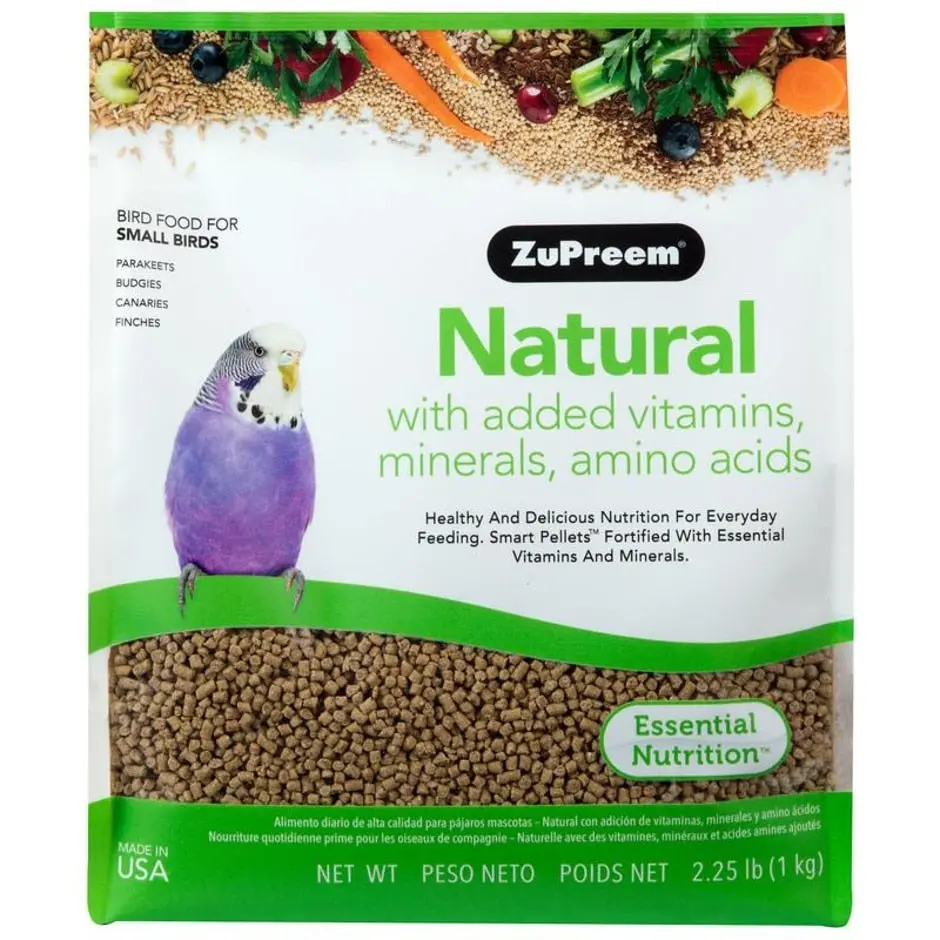 Natural With Added Vitamins & Minerals Sm Parrot 1