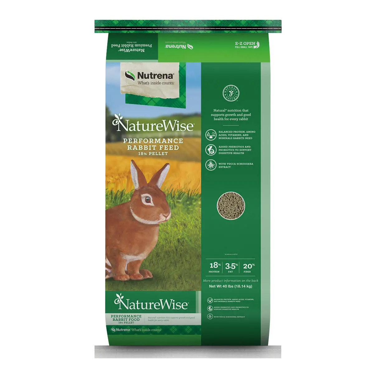 Nutrena® Naturewise® 18% Performance Rabbit Feed 1