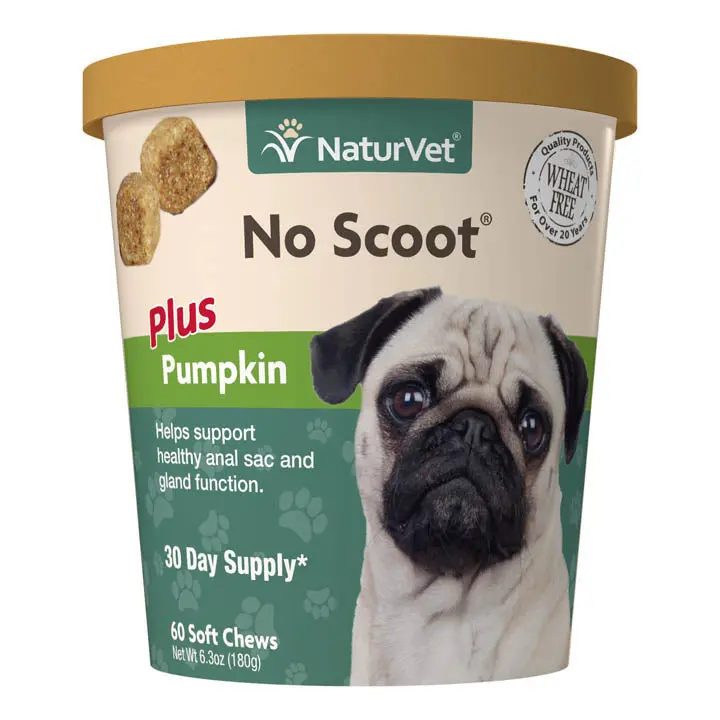 Naturvet No Scoot Plus Pumpkin Soft Chew Cup 1
