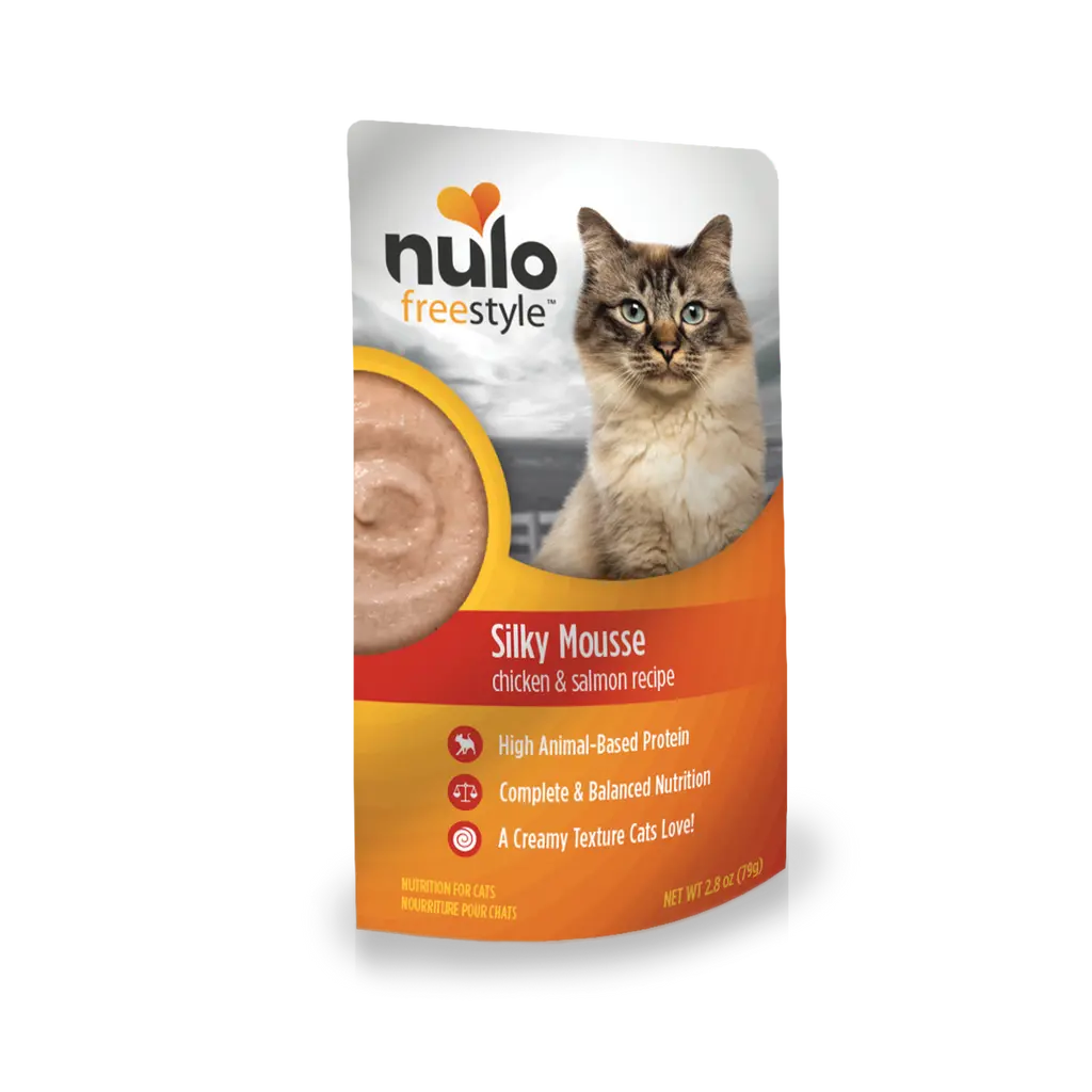 Nulo Freestyle Silky Mousse Chicken & Salmon Recipe For Cats 1