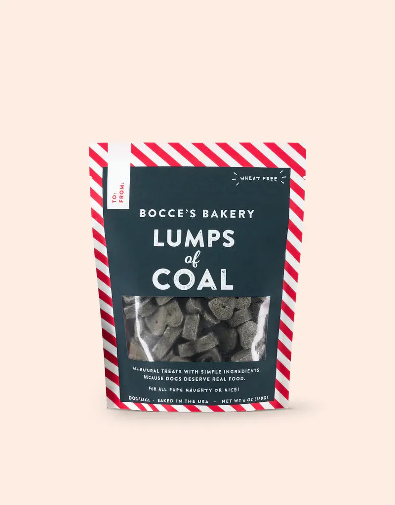 Bocce's Bakery Lumps Of Coal Soft & Chewy Treats 1