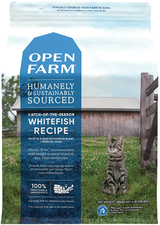 Open Catch-Of-The-Season Whitefish Dry Cat Food 1