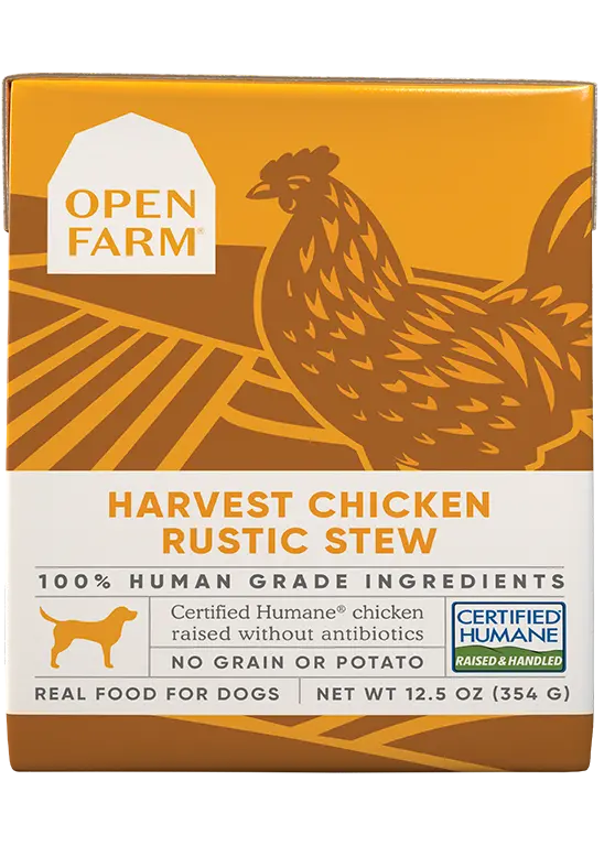 Open Farm Harvest Chicken Rustic Stew Wet Dog Food 1