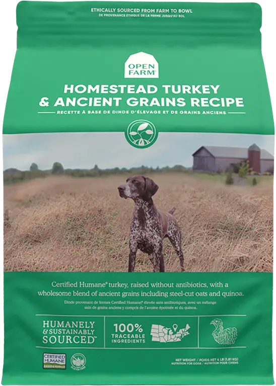 Open Farm Homestead Turkey & Ancient Grains Dry Dog Food 1