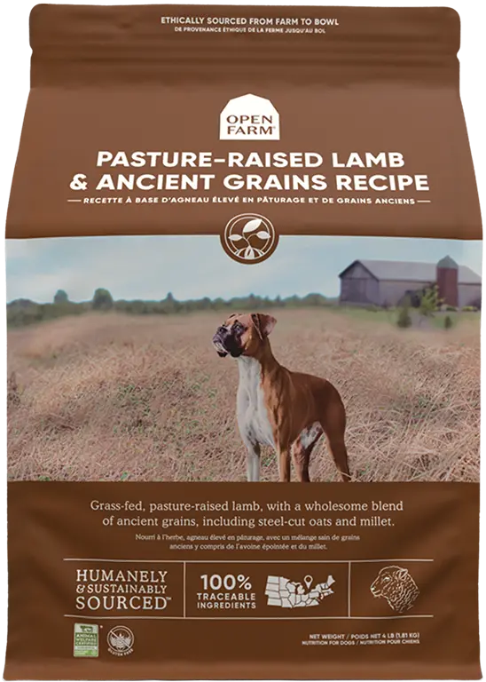 Open Farm Pasture-Raised Lamb & Ancient Grains Dry Dog Food 1