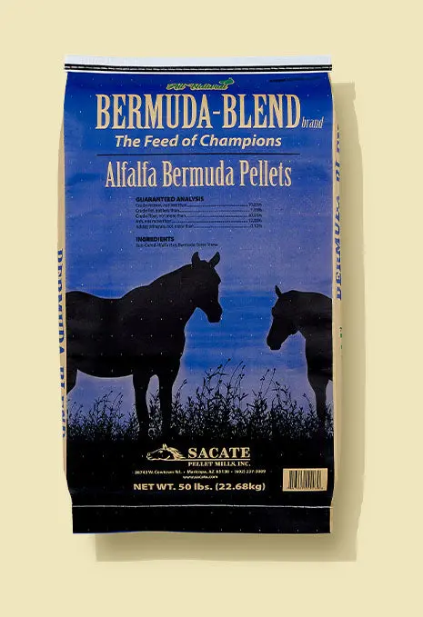 Sacate Pellet Mills Bermuda-Blend Horse Pellets 1