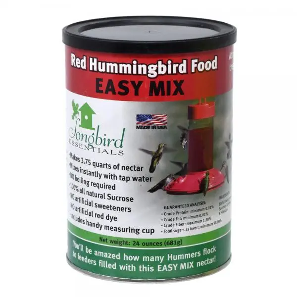 Songbird Essentials 24 Oz Red Hummingbird Nectar All Natural- No Dyes 1