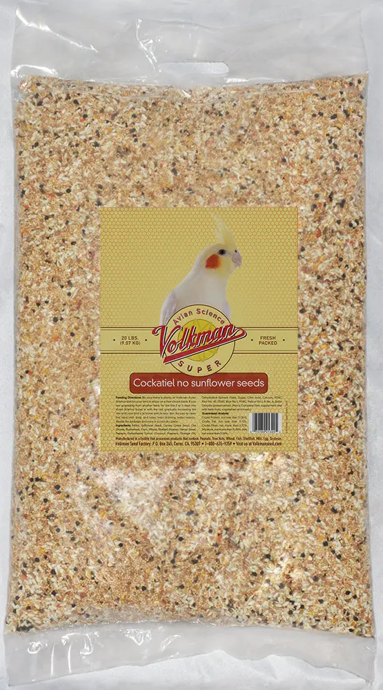 Volkman Avian Science Super Cockatiel No Sunflower 1
