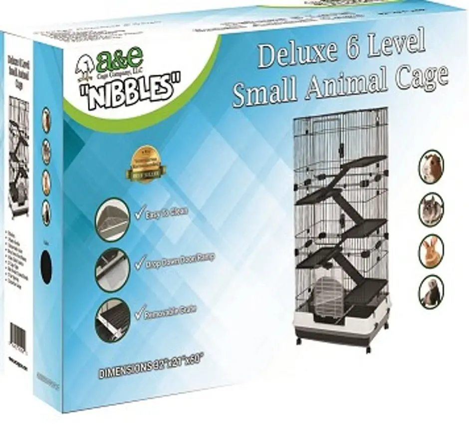 Nibbles Deluxe 6 Level Small Animal Cage 1