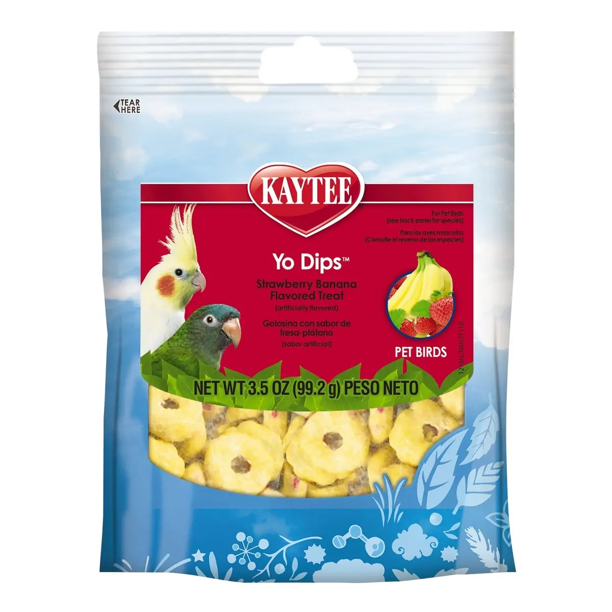 Kaytee Yo Dips Strawberry Banana Flavored Treats For All Pet Birds 1