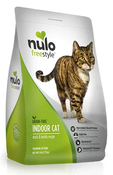 Nulo Freestyle Indoor Cat Grain Free Duck And Lentils Recipe Dry Cat Food 1