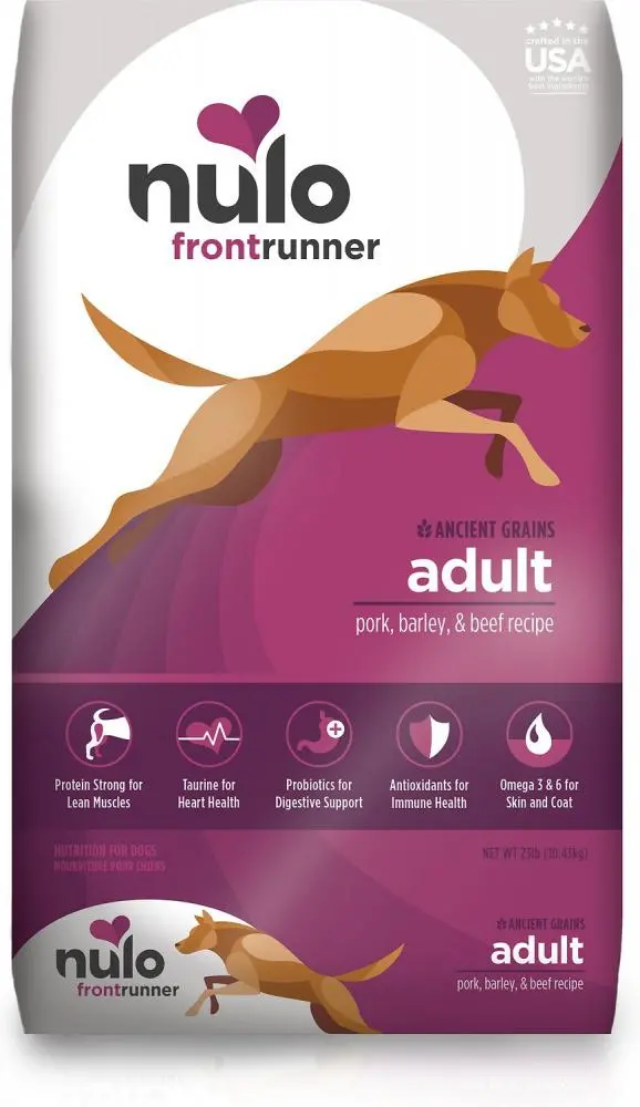 Nulo Frontrunner Pork, Barley & Beef Adult Dry Dog Food 1