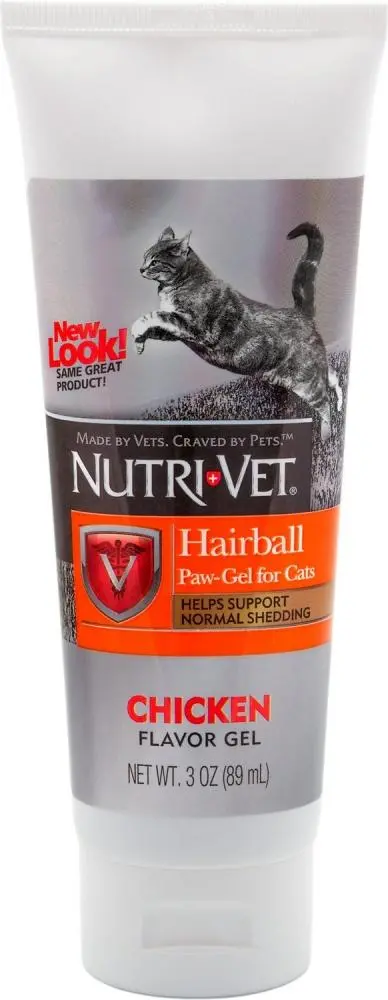 Nutri-Vet Hairball Chicken Flavor Paw-Gel For Cats 1