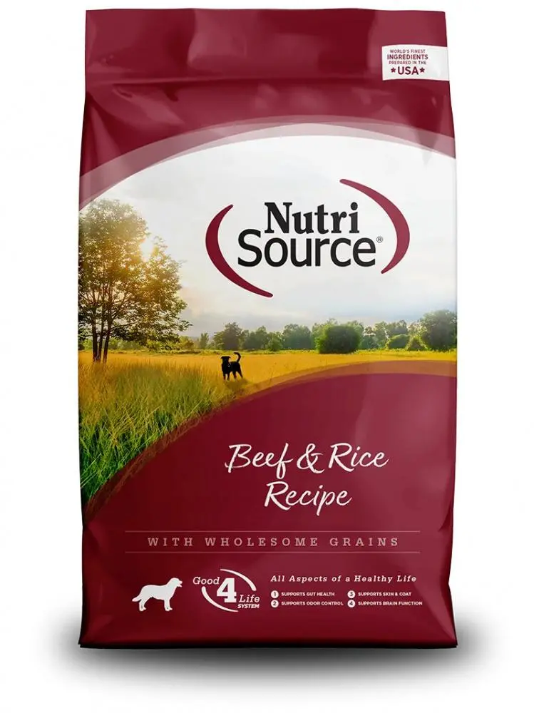 Nutrisource® Beef & Rice Recipe Dry Dog Food 1