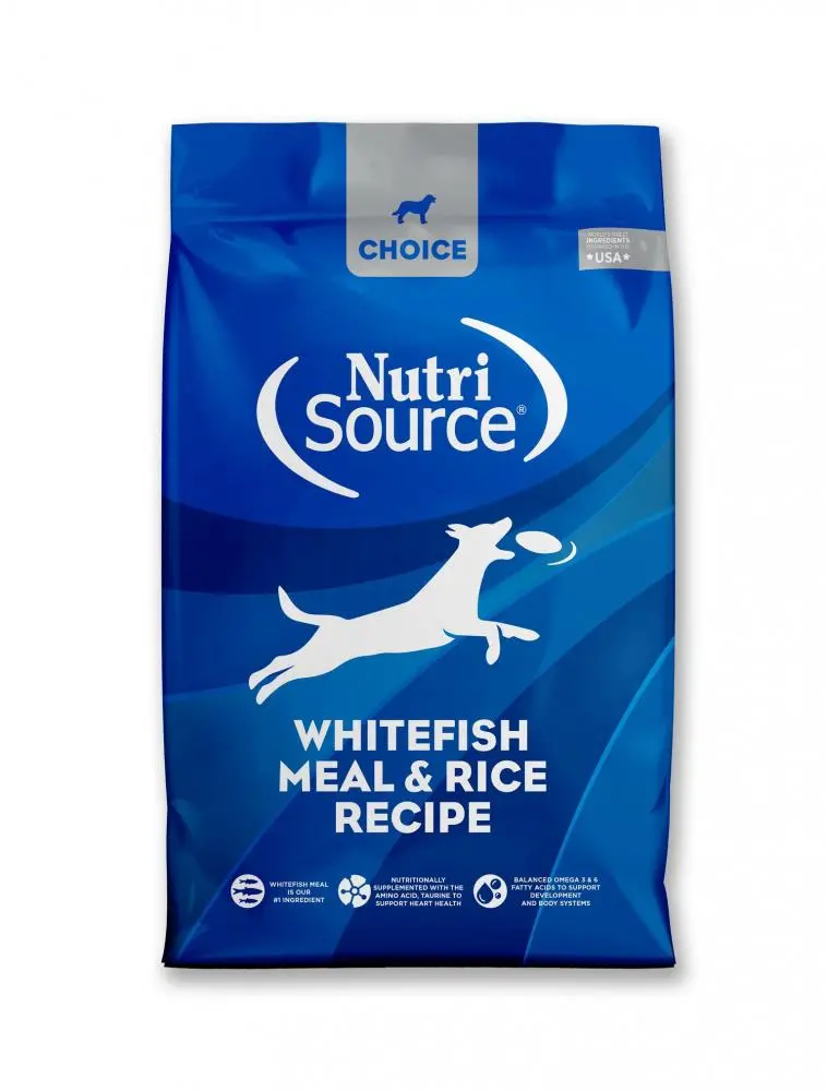 Nutrisource® Choice Whitefish Meal & Rice Recipe Dry Dog Food 1