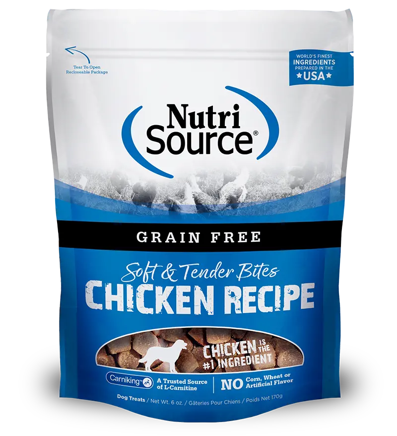 Nutrisource® Grain-Free Chicken Bites Dry Dog Treat 1