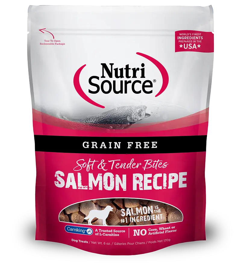 Nutrisource® Salmon Bites Grain Free Dog Treats 1