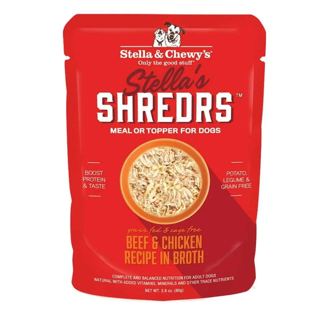 Stella & Chewy's Stella’S Shredrs Beef & Chicken Recipe In Broth 1