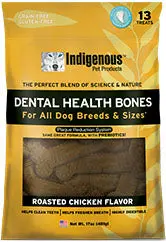 Indigenous Pet Products Dental Health Bones— Chicken Flavor 1