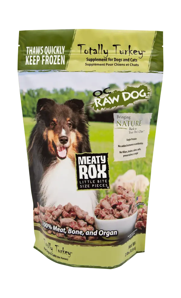 Oc Raw Dog Frozen Totally Turkey Meaty Rox 1