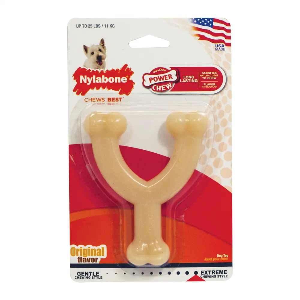 Nylabone Durachew Wishbone Original Flavor Dog Toy 1