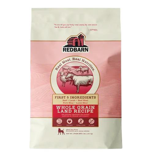 Redbarn Whole Grain Land Recipe Dog Food 1