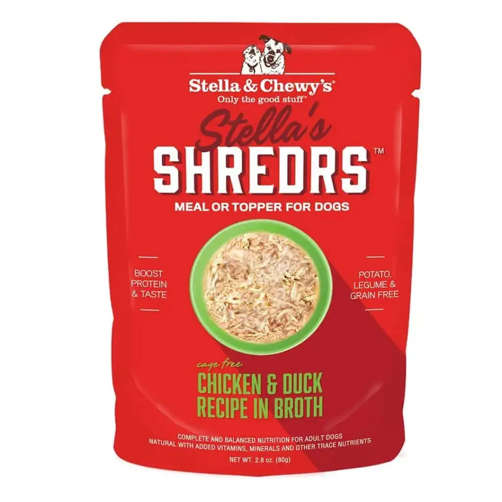 Stella & Chewy's Stella’S Shredrs Chicken & Duck Recipe In Broth 1