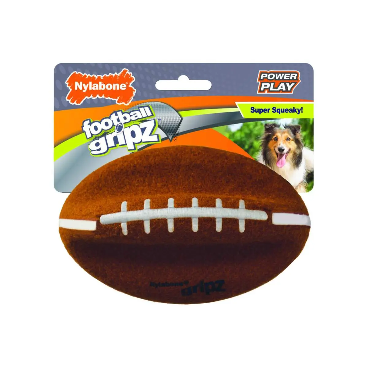 Nylabone Power Play Dog Football Gripz 1