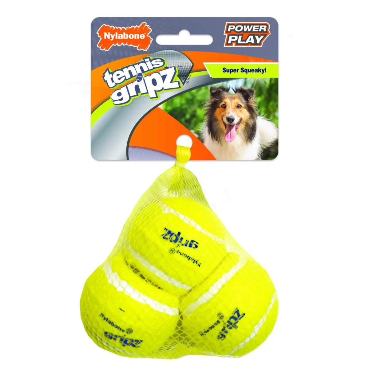 Nylabone Power Play Dog Tennis Ball Gripz 1