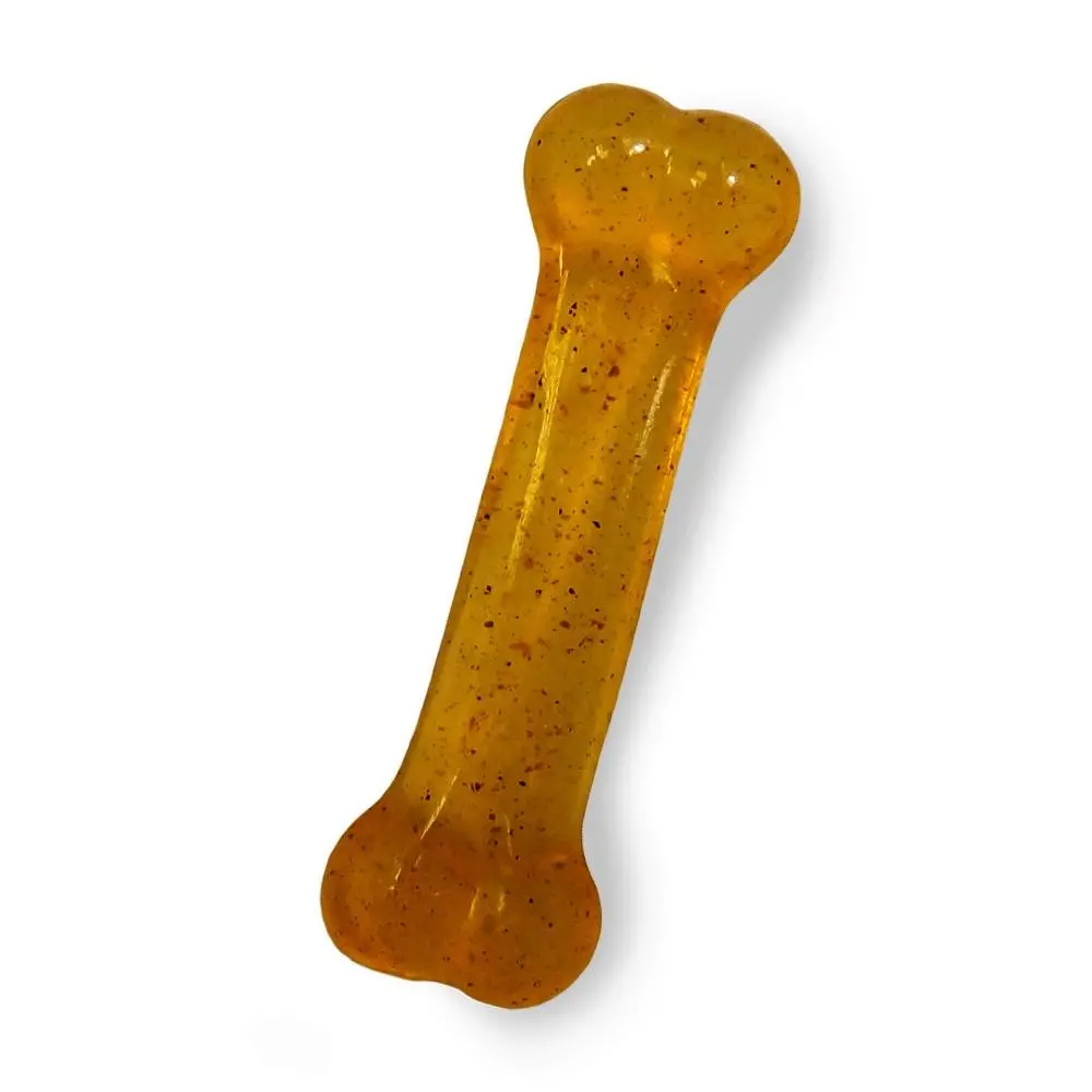Nylabone Puppy Chew Bone Chicken Flavor Dog Toy 1