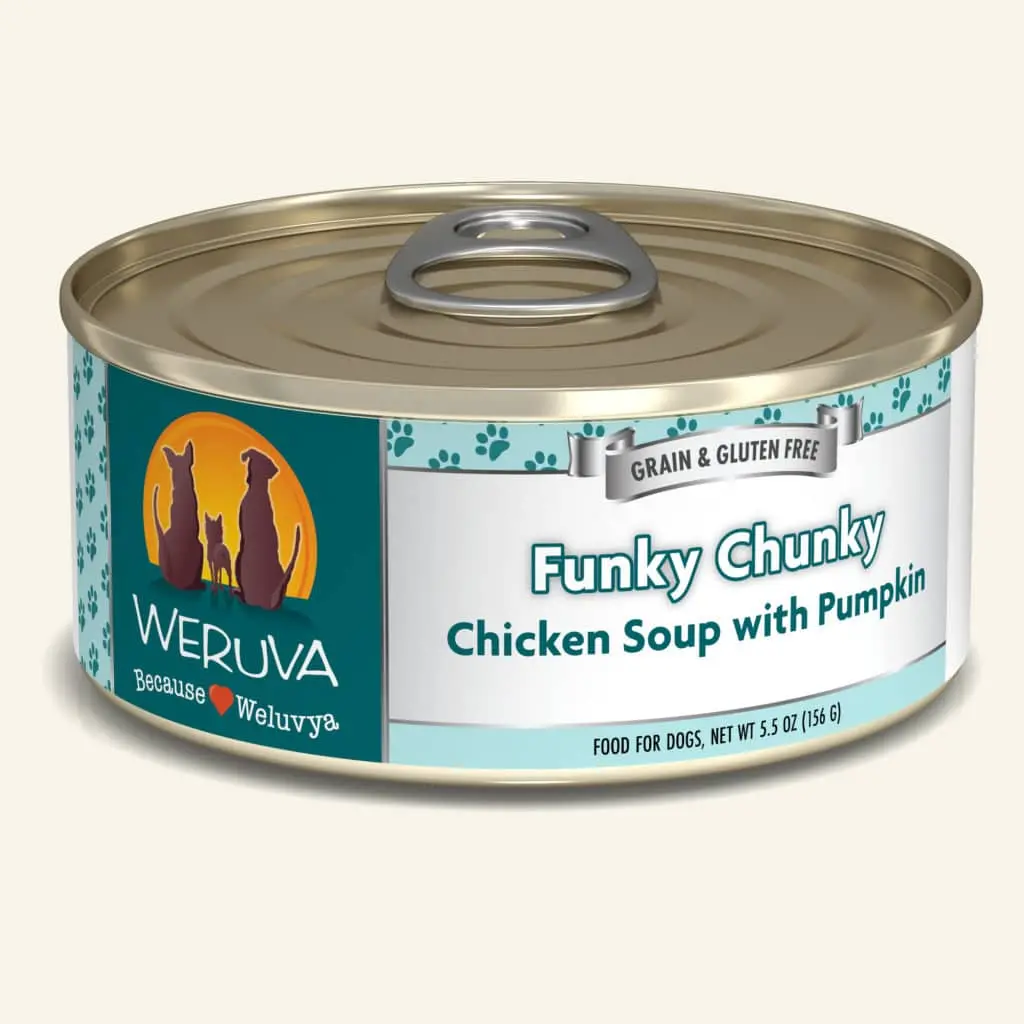 Weruva Funky Chunky Chicken Soup Canned Dog Food 1