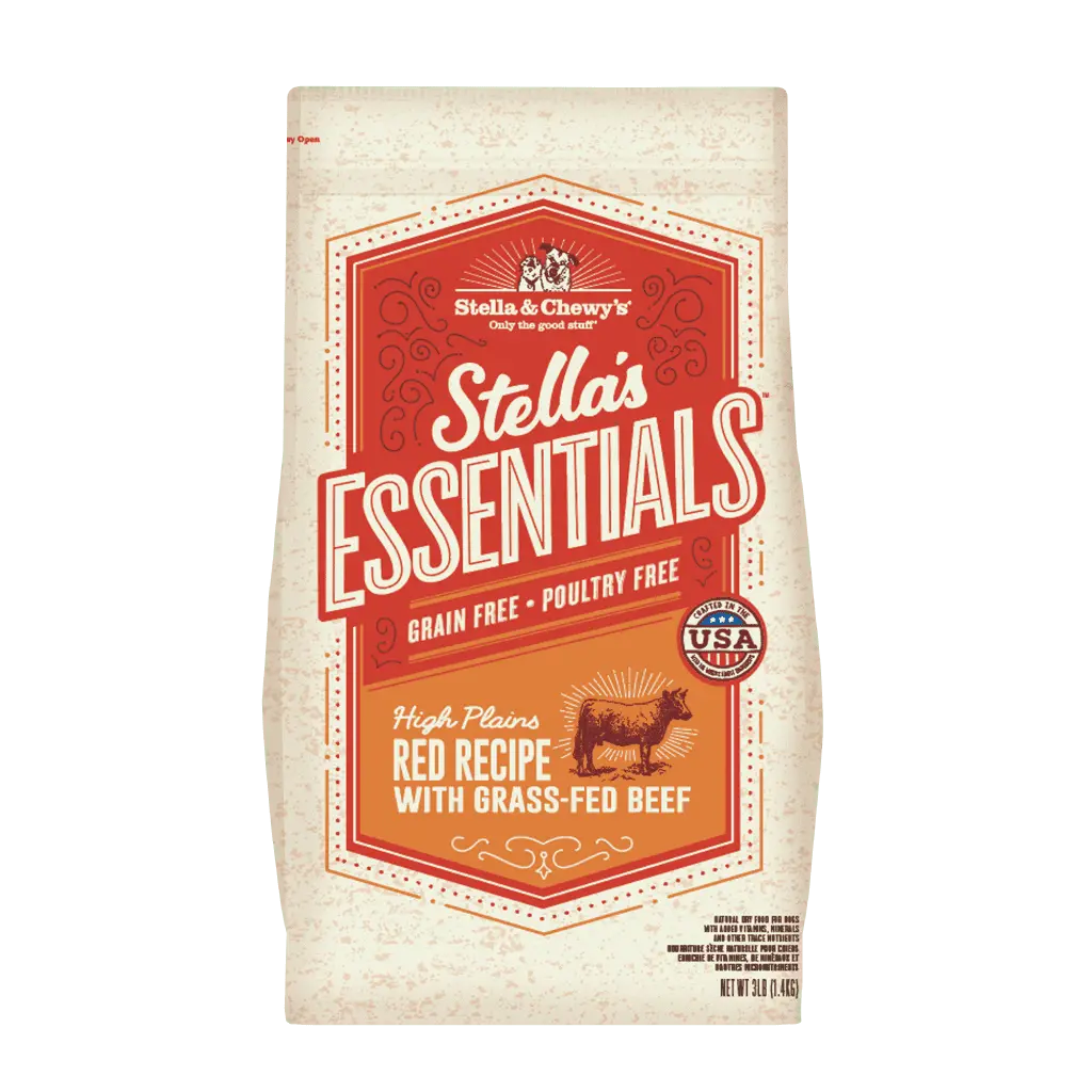Stella & Chewy's Stella's Essentials High Plains Red Recipe With Grass-Fed Beef Dry Dog Food 1